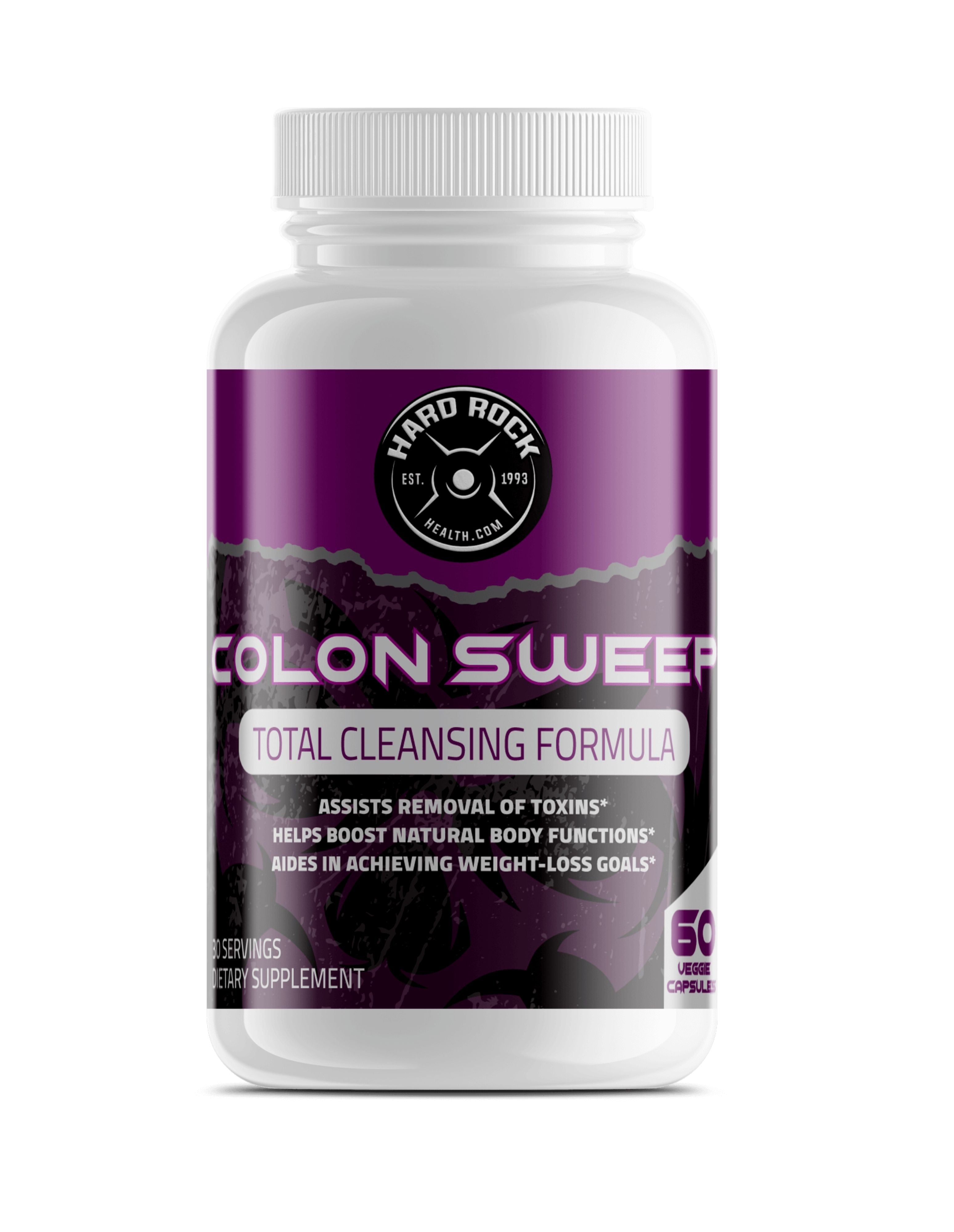 Colon Sweep- Colon Cleanse and Body Detox (60 Capsules) - Primal Health & Beauty