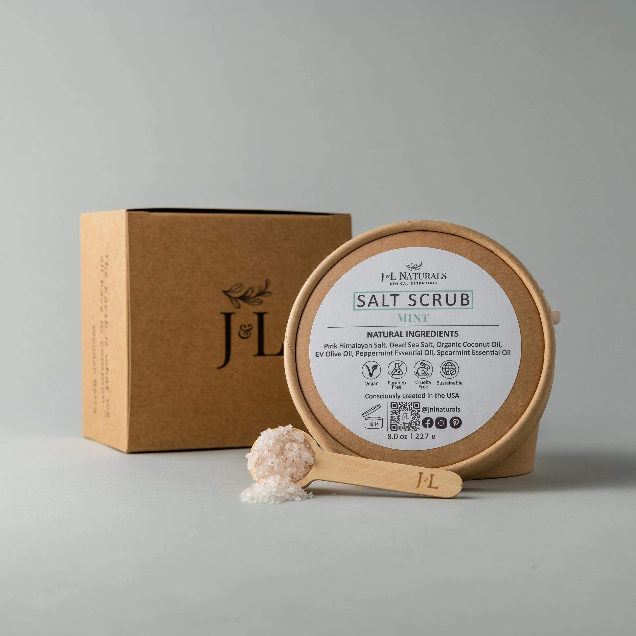 Salt Scrub (Multiple Sizes) - Primal Health & Beauty