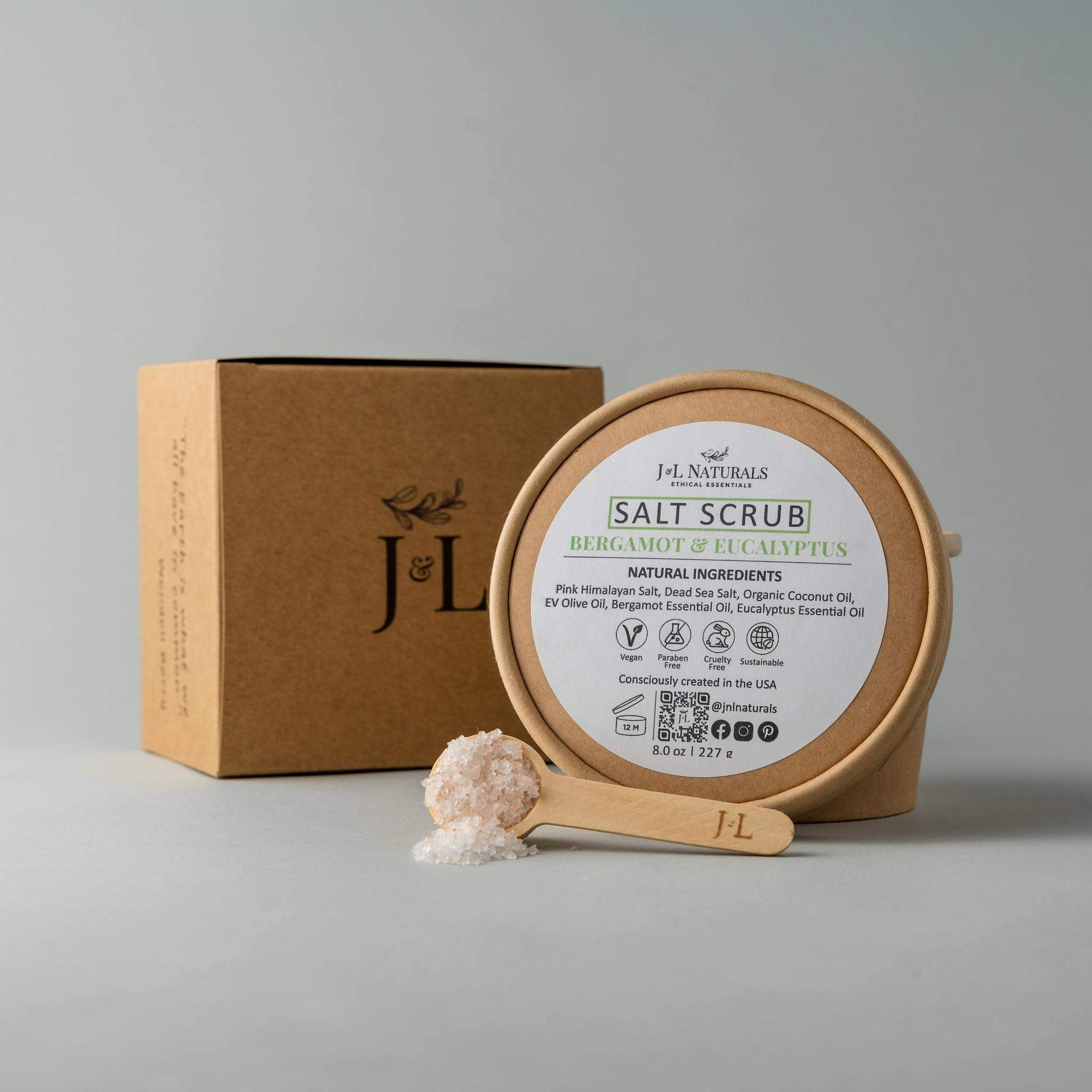 Salt Scrub (Multiple Sizes) - Primal Health & Beauty