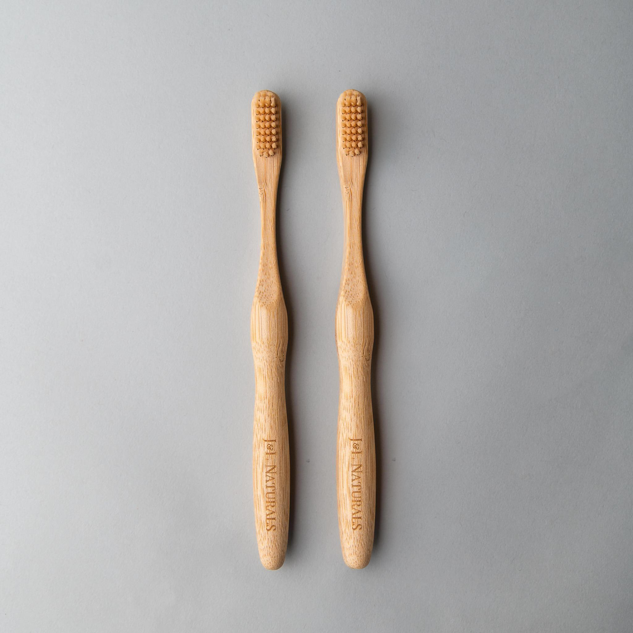 Bamboo Toothbrush (Duo) - Primal Health & Beauty