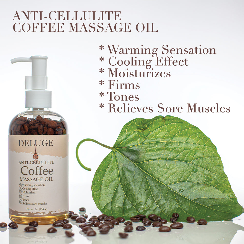 Anti-Cellulite Coffee Massage Oil - Primal Health & Beauty