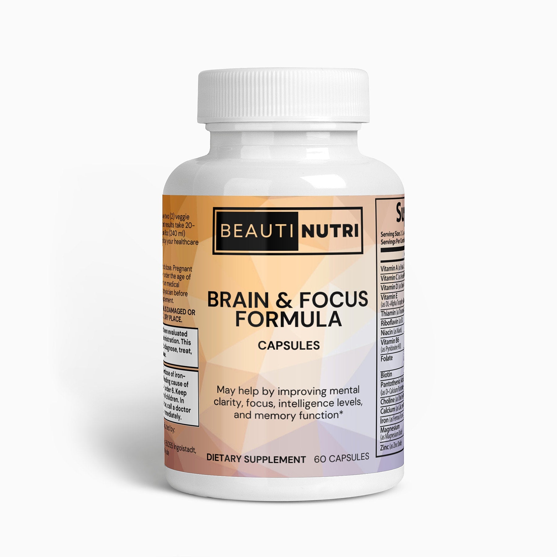 Brain & Focus Formula - Primal Health & Beauty