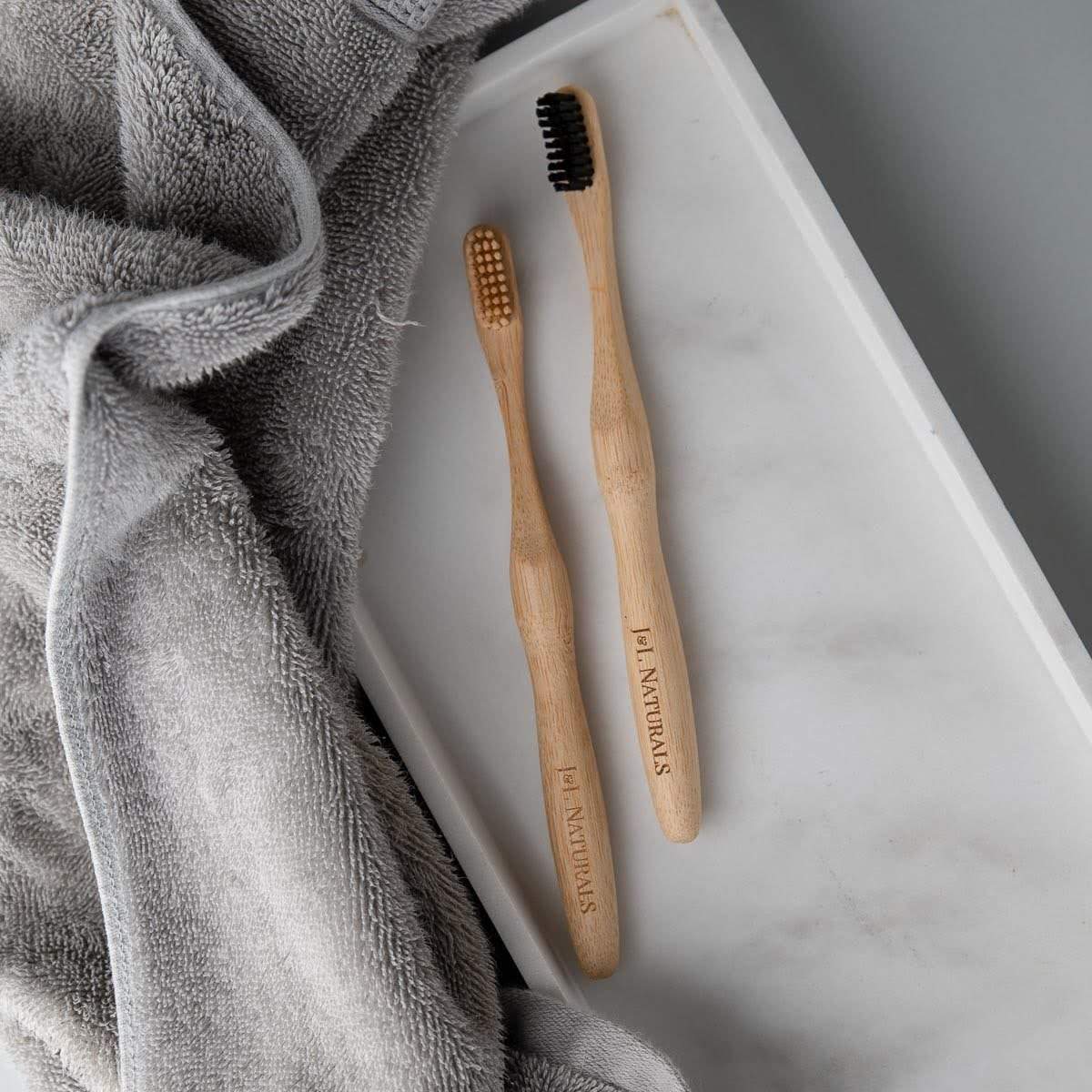 Bamboo Toothbrush (Duo) - Primal Health & Beauty