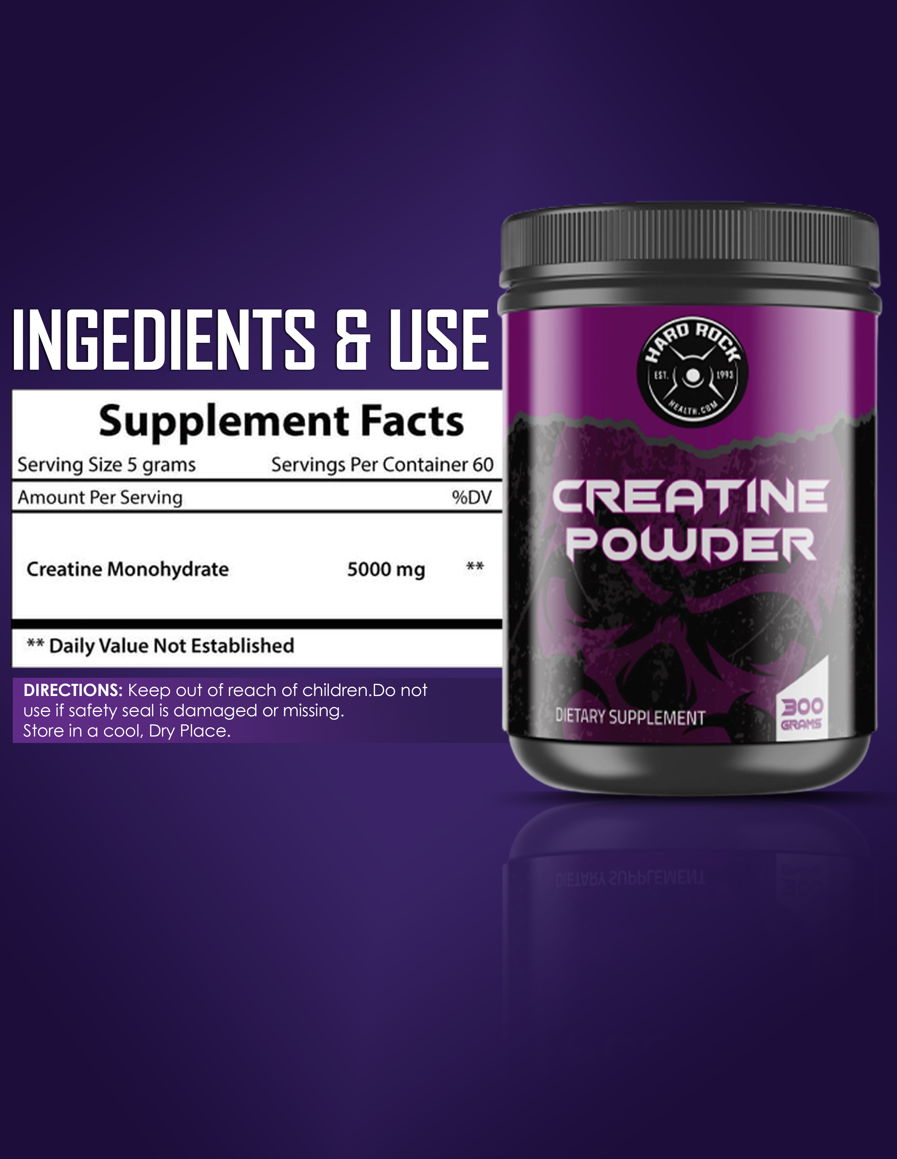 Micronized Creatine Monohydrate Powder - Primal Health & Beauty