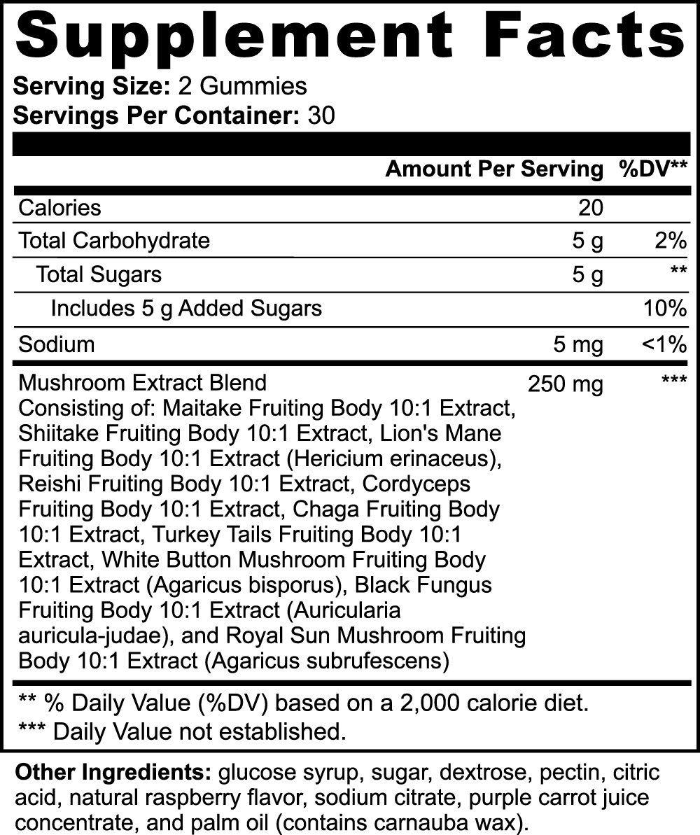 Mushroom Extract Complex - Primal Health & Beauty