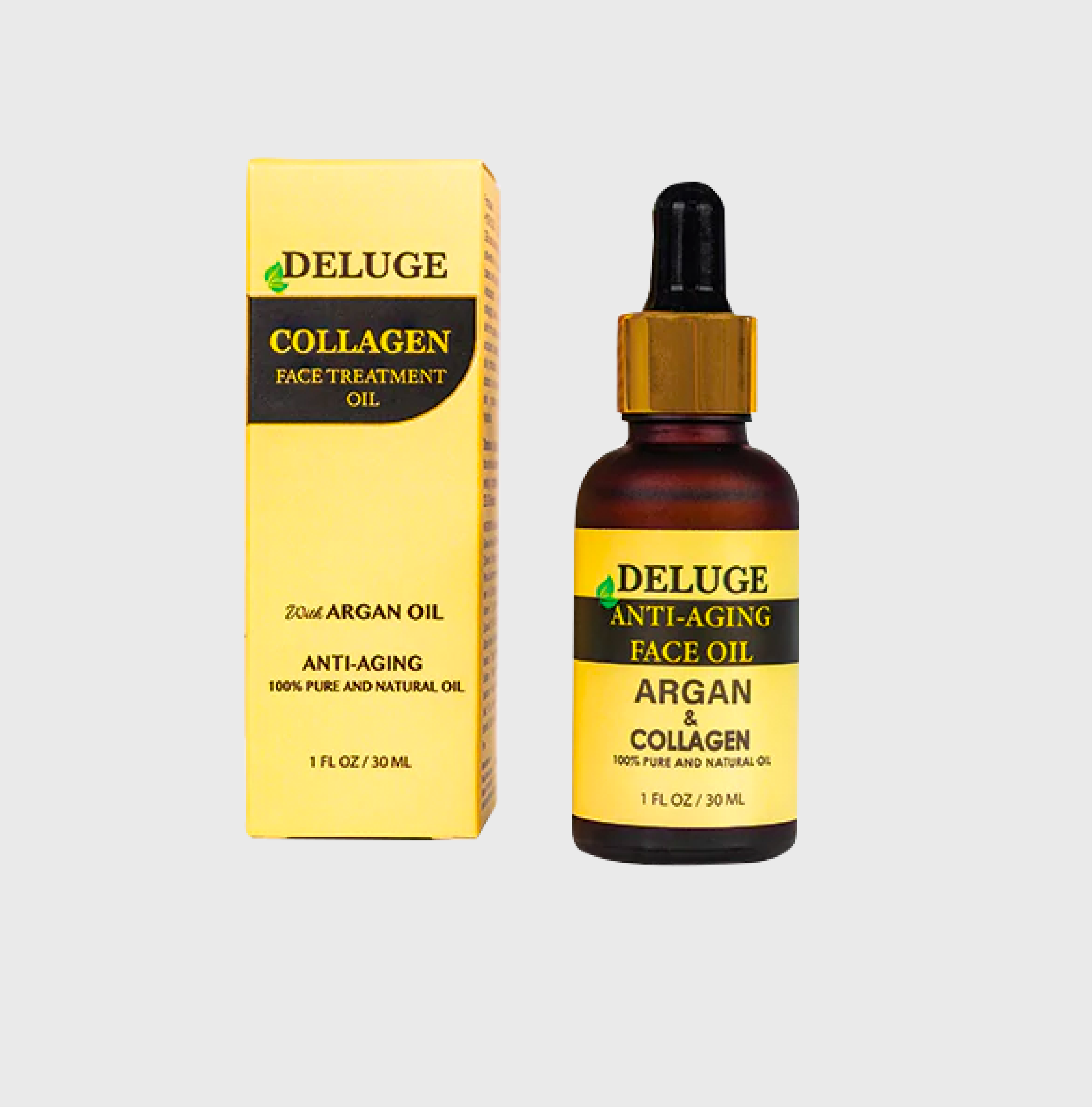 Anti -Aging Face Treatment Oil With Collagen - Primal Health & Beauty