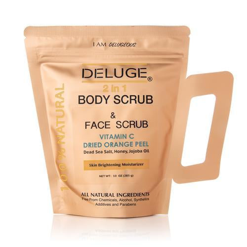 Vitamin C Scrub Dried Orange Peel - Primal Health & Beauty